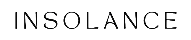 The word 'INSOLANCE' in black text on a white background
